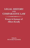 Plender |  Legal History and Comparative Law | Buch |  Sack Fachmedien