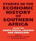 Konczacki / Parpart / Shaw |  Studies in the Economic History of Southern Africa | Buch |  Sack Fachmedien