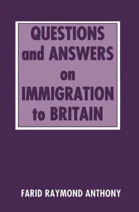 Anthony | Questions and Answers on Immigration in Britain | Buch | 978-0-7146-4272-7 | www.sack.de