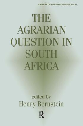 Bernstein | The Agrarian Question in South Africa | Buch | 978-0-7146-4292-5 | sack.de