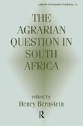 Bernstein |  The Agrarian Question in South Africa | Buch |  Sack Fachmedien