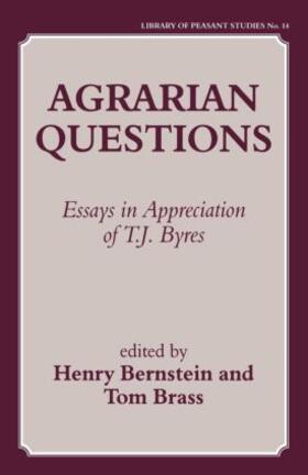 Bernstein / Brass | Agrarian Questions | Buch | 978-0-7146-4332-8 | sack.de