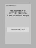Brücker |  Privatization in Eastern Germany | Buch |  Sack Fachmedien