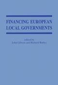 Batley / Gibson |  Financing European Local Government | Buch |  Sack Fachmedien