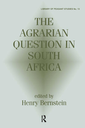 Bernstein | The Agrarian Question in South Africa | Buch | 978-0-7146-4737-1 | sack.de