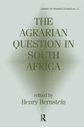 Bernstein |  The Agrarian Question in South Africa | Buch |  Sack Fachmedien