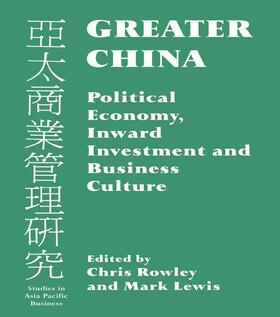 Lewis / Rowley |  Greater China | Buch |  Sack Fachmedien