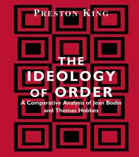 King |  The Ideology of Order | Buch |  Sack Fachmedien