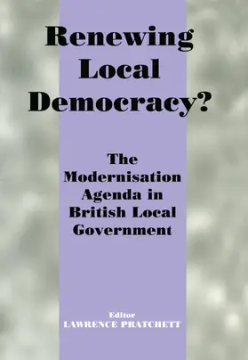Pratchett |  Renewing Local Democracy? | Buch |  Sack Fachmedien