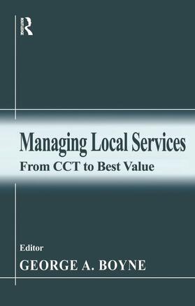 Boyne | Managing Local Services | Buch | 978-0-7146-8075-0 | sack.de