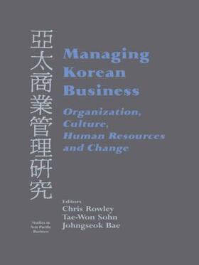 Rowley | Managing Korean Business | Buch | 978-0-7146-8222-8 | sack.de