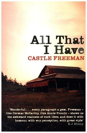 Freeman |  All That I Have | Buch |  Sack Fachmedien