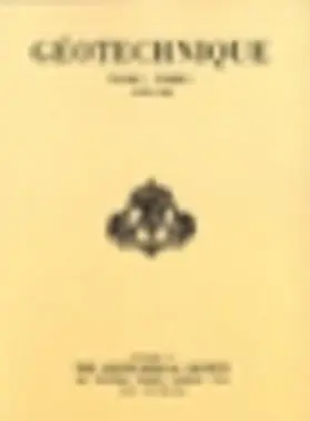 Glossop / Golder |  Geotechnique Volume 1, Issue 1 | Buch |  Sack Fachmedien