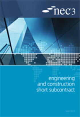 Nec |  NEC3 Engineering and Construction Short Subcontract (ECSS) | Buch |  Sack Fachmedien