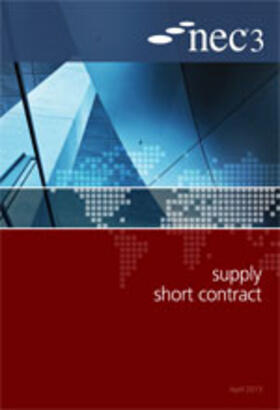 Nec |  NEC3 Supply Short Contract (SSC) | Buch |  Sack Fachmedien