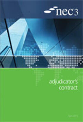 Nec |  NEC3 Adjudicator's Contract (AC) | Buch |  Sack Fachmedien
