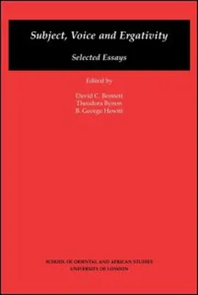 Bennett |  Subject, Voice and Ergativity | Buch |  Sack Fachmedien