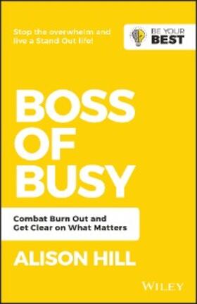 Hill |  Boss of Busy | eBook | Sack Fachmedien