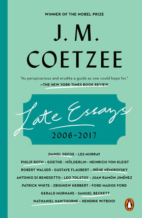 Coetzee |  Late Essays | Buch |  Sack Fachmedien