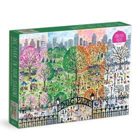 Galison |  Michael Storrings Dog Park in Four Seasons 1000 Piece Puzzle | Sonstiges |  Sack Fachmedien