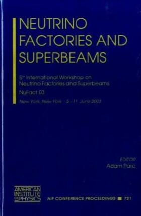 Para |  Neutrino Factories and Superbeams | Buch |  Sack Fachmedien