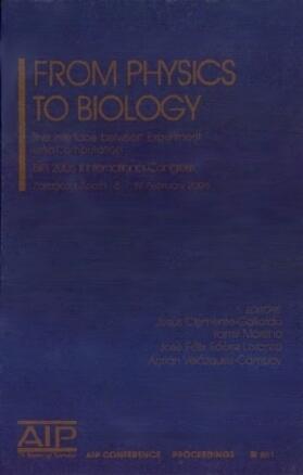 Clemente-Gallardo / Moreno / Lorenzo |  From Physics to Biology | Buch |  Sack Fachmedien