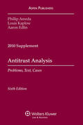 Areeda / Kaplow / Edlin |  Antitrust Analysis: Problems, Text, And, Cases 2010 Supplement | Buch |  Sack Fachmedien