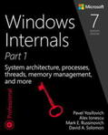 Yosifovich / Ionescu / Solomon |  Windows® Internals, Book 1 | Buch |  Sack Fachmedien
