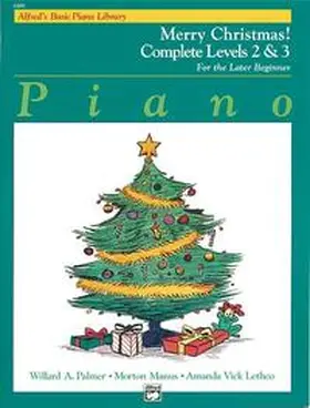 Vick Lethco / Manus / Palmer |  Alfred's Basic Piano Course: Merry Christmas! Complete Book 2 & 3 | Buch |  Sack Fachmedien