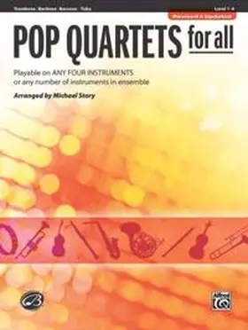 Story |  Pop Quartets for All - Trombone / Baritone B.C. / Bassoon / Tuba | Buch |  Sack Fachmedien