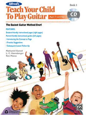 Manus / Harnsberger / Gunod |  Alfred's Teach Your Child to Play Guitar, Book 1 | Buch |  Sack Fachmedien