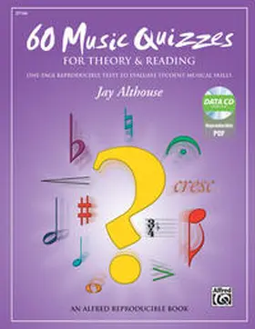 Althouse |  60 Music Quizzes for Theory and Reading | Buch |  Sack Fachmedien