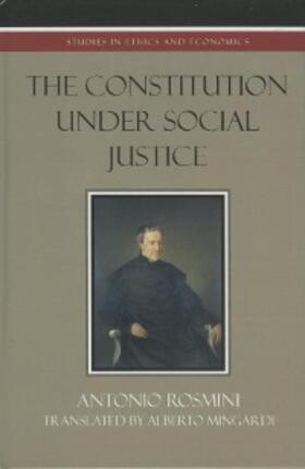 Rosmini |  The Constitution Under Social Justice | eBook | Sack Fachmedien