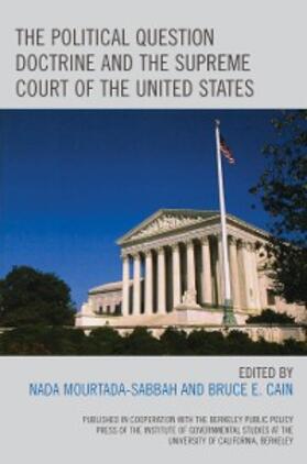 Mourtada-Sabbah / Cain |  The Political Question Doctrine and the Supreme Court of the United States | eBook | Sack Fachmedien