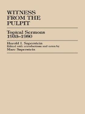 Saperstein |  Witness from the Pulpit | eBook | Sack Fachmedien