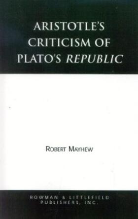 Mayhew | Aristotle's Criticism of Plato's Republic | E-Book | www.sack.de
