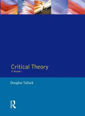 Tallack | Critical Theory | Buch | 978-0-7450-1533-0 | www.sack.de