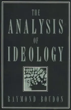 Boudon |  The Analysis of Ideology | Buch |  Sack Fachmedien