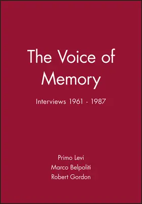 Levi / Belpoliti |  The Voice of Memory | Buch |  Sack Fachmedien