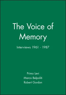 Levi / Belpoliti |  Voice of Memory | Buch |  Sack Fachmedien