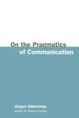 Habermas |  On the Pragmatics of Communication | Buch |  Sack Fachmedien