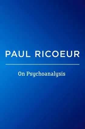 Ricoeur |  On Psychoanalysis | Buch |  Sack Fachmedien