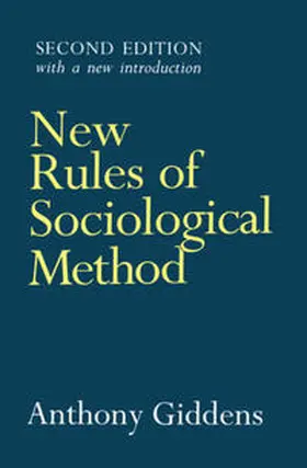 Giddens |  New Rules of Sociological Method | eBook | Sack Fachmedien