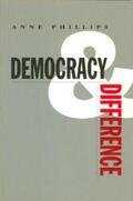 Phillips |  Democracy and Difference | eBook | Sack Fachmedien