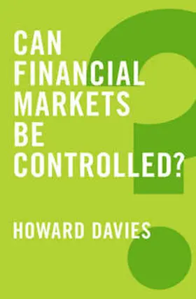 Davies |  Can Financial Markets be Controlled? | eBook | Sack Fachmedien