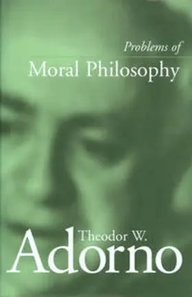 Adorno | Problems of Moral Philosophy | E-Book | www.sack.de