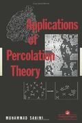 Sahini / Sahimi |  Applications Of Percolation Theory | Buch |  Sack Fachmedien