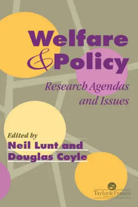 Lunt / Coyle | Welfare And Policy | Buch | 978-0-7484-0401-8 | sack.de