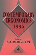 Robertson |  Contemporary Ergonomics 1996 | Buch |  Sack Fachmedien