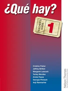 Haylett |  Que Hay? Teacher's Guide 1 | Buch |  Sack Fachmedien